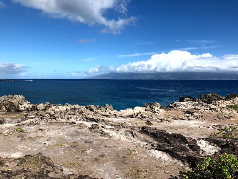 An epic sight from Napili towards Molokai.